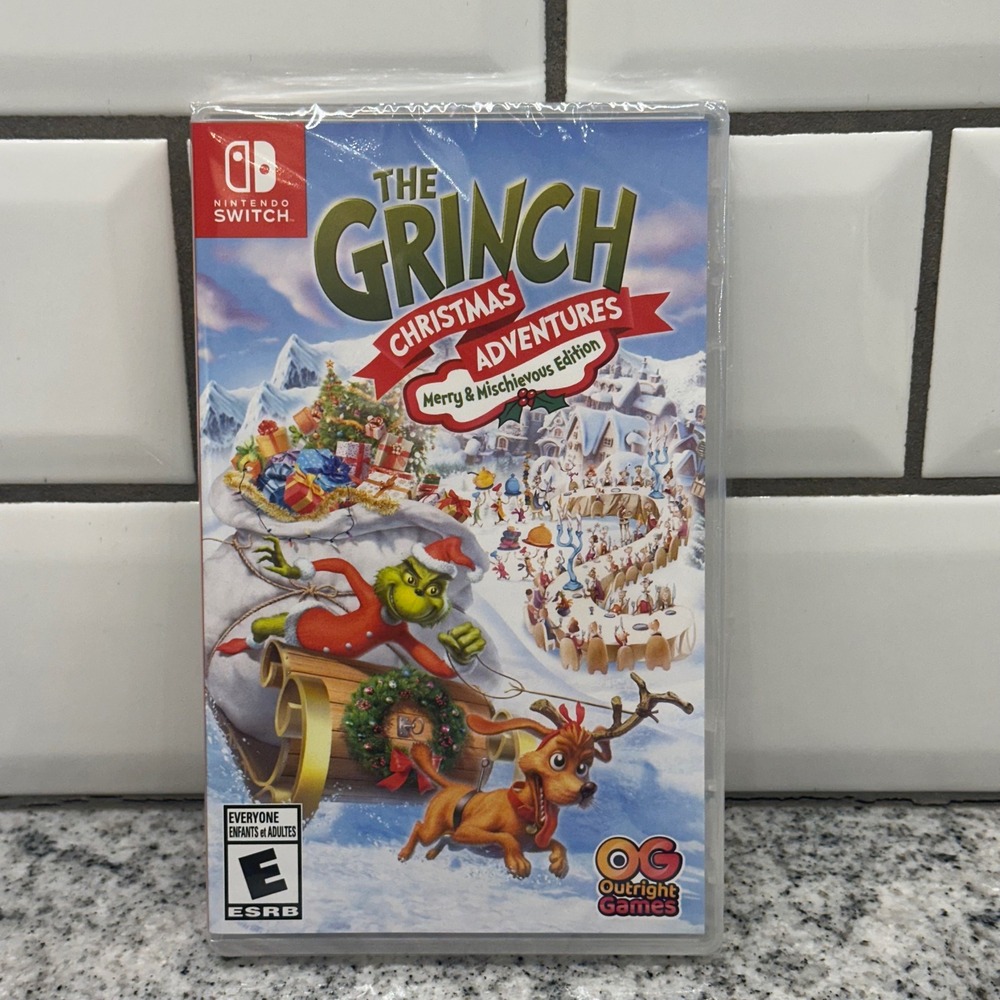 Nintendo Switch The Grinch Christmas‎ Adventures Merry Mischievous Edition Game